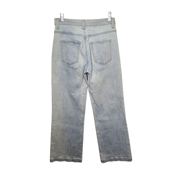 J BRAND Womens Joan Jeans 24 High Rise Elara Light Wash Exposed Button Fly Crop - Picture 6 of 12